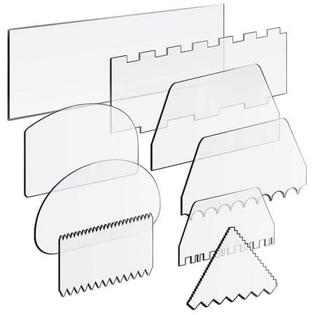 Acrylic Cake Scrapers Clear Cake Icing Scraper Frosting Buttercream Cake Smoother Scraper Cake Edge Stripe
Acrylic Cake Scrapers Clear Cake Icing Scraper Frosting Buttercream Cake Smoother Scraper Cake Edge Stripe