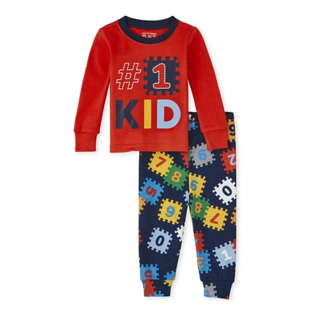 The Children s Place Unisex Baby And Toddler Graphic Long Sleeve Top and Long Pant Snug Fit Cotton Pajamas Newborn - 6T
The Children s Place Unisex Baby And Toddler Graphic Long Sleeve Top and Long Pant Snug Fit Cotton Pajamas Newborn - 6T