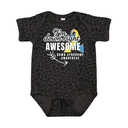 Inktastic Im Down Right Awesome Down Syndrome Awareness with Arrow Boys or Girls Baby Bodysuit
Inktastic Im Down Right Awesome Down Syndrome Awareness with Arrow Boys or Girls Baby Bodysuit