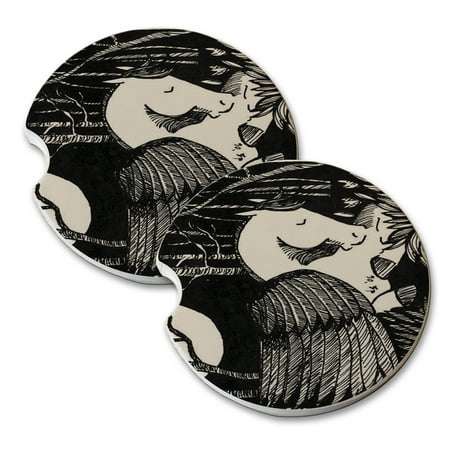 KuzmarK Sandstone Car Drink Coaster (set of 2) - Pegasus Sleeping pen and Ink Drawing black and white Art by Denise Every
KuzmarK Sandstone Car Drink Coaster (set of 2) - Pegasus Sleeping pen and Ink Drawing black and white Art by Denise Every