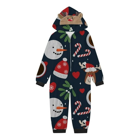 Family Matching Clothing Casual Christmas Long Nose Snowman Cartoon Printed Hooded Jumpsuit For Parent Child Pajama (Kid) Matching Clothing Set
Family Matching Clothing Casual Christmas Long Nose Snowman Cartoon Printed Hooded Jumpsuit For Parent Child Pajama (Kid) Matching Clothing Set