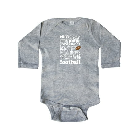 Inktastic Football Season Outfit Gift Baby Boy Long Sleeve Bodysuit 
Inktastic Football Season Outfit Gift Baby Boy Long Sleeve Bodysuit
