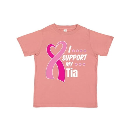 Inktastic Breast Cancer Awareness I Support My Tia with Pink Ribbon Gift Toddler Boy or Toddler Girl T-Shirt
Inktastic Breast Cancer Awareness I Support My Tia with Pink Ribbon Gift Toddler Boy or Toddler Girl T-Shirt
