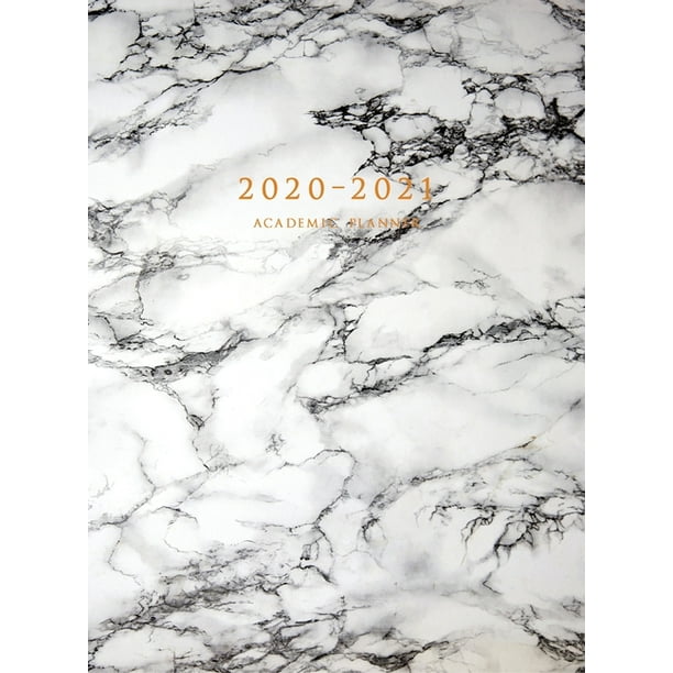 2020-2021 Academic Planner: Large Weekly and Monthly Planner with Inspirational Quotes and Marble Cover Volume 2 (Hardcover) (Hardcover)