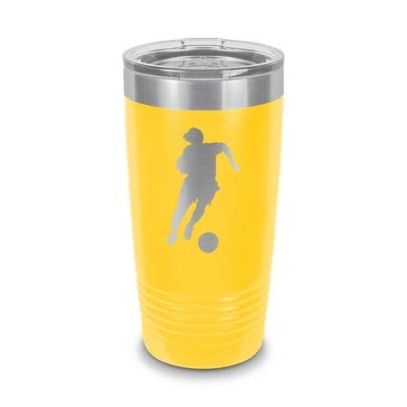Womens Soccer Tumbler 20 oz - Laser Engraved w/ Clear Lid - Stainless Steel - Vacuum Insulated - Double Walled - Travel Mug - european football girl woman - Yellow
Womens Soccer Tumbler 20 oz - Laser Engraved w/ Clear Lid - Stainless Steel - Vacuum Insulated - Double Walled - Travel Mug - european football girl woman - Yellow