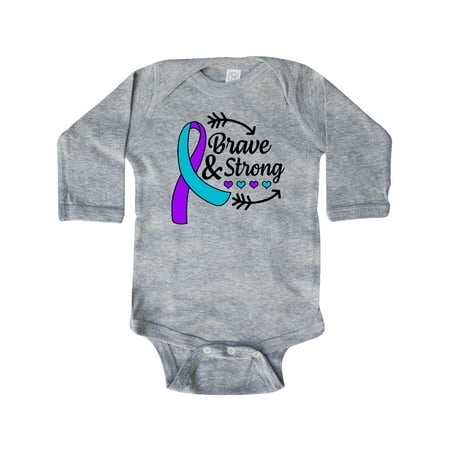 Inktastic Suicide Prevention Awareness Brave and Strong with Arrows Gift Baby Boy or Baby Girl Long Sleeve Bodysuit
Inktastic Suicide Prevention Awareness Brave and Strong with Arrows Gift Baby Boy or Baby Girl Long Sleeve Bodysuit