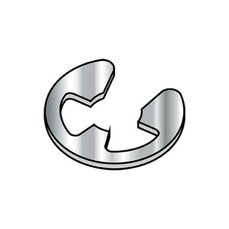 .438 E Ring Stainless Steel (Pack Qty 100) BC-43RESS