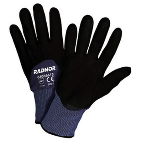 Radnor Small 15 Gauge Black Micro-Foam Nitrile 3/4 Coated Work Gloves With Navy Nylon Liner And Knit Wrist (42 Pairs)
Radnor Small 15 Gauge Black Micro-Foam Nitrile 3/4 Coated Work Gloves With Navy Nylon Liner And Knit Wrist (42 Pairs)