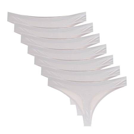 NEGJ 7PC Women s Cotton Thong With Air Holes Underwear Underpants
