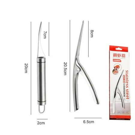 Stainless Steel Shrimp Stripper Seafood Tools Shrimp Line Cutter Shrimp Lobster Shell Clean Knife Kitchen Tools Accessories
Stainless Steel Shrimp Stripper Seafood Tools Shrimp Line Cutter Shrimp Lobster Shell Clean Knife Kitchen Tools Accessories