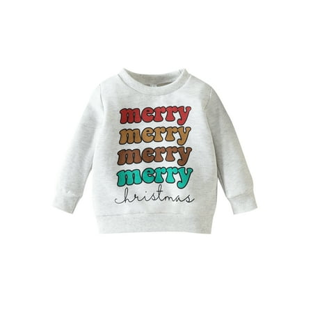 Ma&Baby Christmas Baby Boys Girls Sweatshirt Casual Letter Print Long Sleeve Pullover T-shirt
Ma&Baby Christmas Baby Boys Girls Sweatshirt Casual Letter Print Long Sleeve Pullover T-shirt