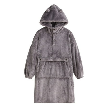Odeerbi Clearance Men Robes Flannel Bathrobe Thickened Coral Velvet Nightgown Long Home Clothes Dark Gray
Odeerbi Clearance Men Robes Flannel Bathrobe Thickened Coral Velvet Nightgown Long Home Clothes Dark Gray