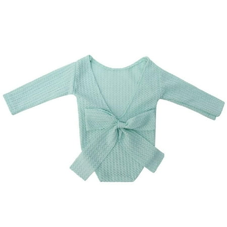 Newborn Baby Knit Long Sleeves Backless Jumpsuits Lace-up Bow Romper Outfits Photography Clothing Prop
Newborn Baby Knit Long Sleeves Backless Jumpsuits Lace-up Bow Romper Outfits Photography Clothing Prop