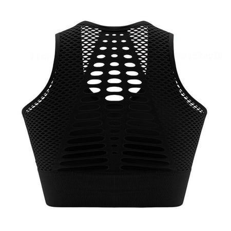 SUANMAY Women s Back Cutout Mesh Sports Bra Running Fitness Body Comfortable Seamless Sports Bra Black XL
SUANMAY Women s Back Cutout Mesh Sports Bra Running Fitness Body Comfortable Seamless Sports Bra Black XL