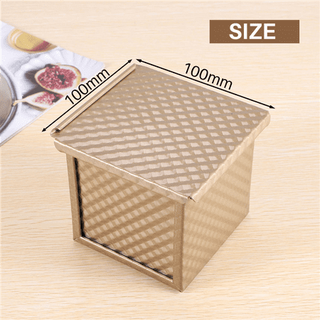 Loaf Tin for Baking Carbon Steel Non-Stick Toast Box Bread Toast Mold with Cover for Toast/Sandwich/Cake Mould
Loaf Tin for Baking Carbon Steel Non-Stick Toast Box Bread Toast Mold with Cover for Toast/Sandwich/Cake Mould