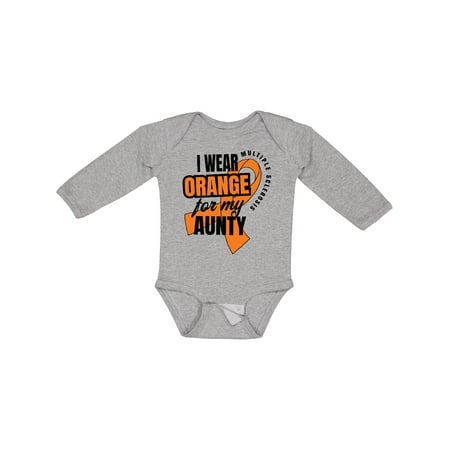 Inktastic I Wear Orange For My Aunty Multiple Sclerosis Awareness Boys or Girls Long Sleeve Baby Bodysuit
Inktastic I Wear Orange For My Aunty Multiple Sclerosis Awareness Boys or Girls Long Sleeve Baby Bodysuit