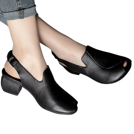 Cathalem Toe Ring Sandals for Women Heel Sandals Casual Summer Fish Style WomenW Mouth Spring Retro Heel Water Sandals for Women Black 6.5
Cathalem Toe Ring Sandals for Women Heel Sandals Casual Summer Fish Style WomenW Mouth Spring Retro Heel Water Sandals for Women Black 6.5