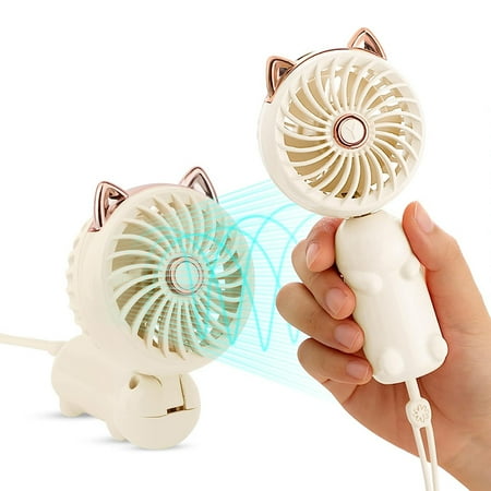 Portable Handheld Fan GIUGT 3 Speeds Strong Wind Mini USB Personal Fan Ventilator with Rechargeable Battery Cute Small Electric Fan for Girls/Women/Kids/Lady Outdoor Travel Hand Fan for Office
Portable Handheld Fan GIUGT 3 Speeds Strong Wind Mini USB Personal Fan Ventilator with Rechargeable Battery Cute Small Electric Fan for Girls/Women/Kids/Lady Outdoor Travel Hand Fan for Office