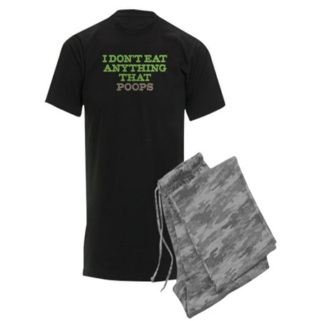 CafePress - Don t Eat Anything That Poops - Men s Dark Pajamas