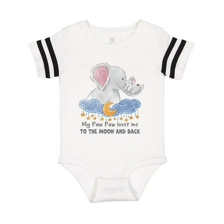 Inktastic My Paw Paw Loves me to the Moon and Back Elephant Family Gift Baby Boy or Baby Girl Bodysuit
Inktastic My Paw Paw Loves me to the Moon and Back Elephant Family Gift Baby Boy or Baby Girl Bodysuit