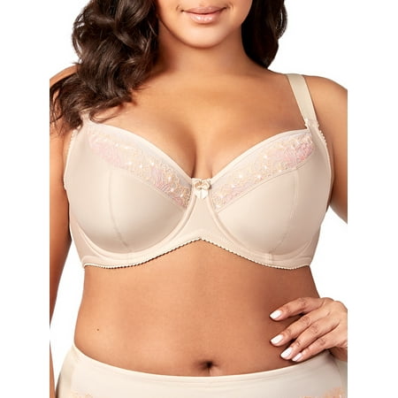 Elila Womens Blossom Side Support Balcony Bra Style-2918