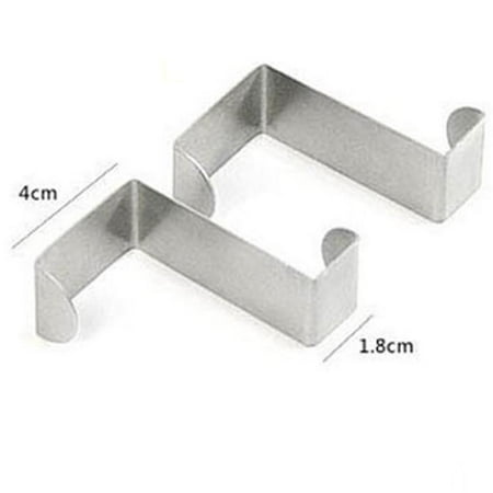 2PC Door Hook Stainless Steel Cabinet Clothes Hanger Hanger Hook Bathroom Kitchen Dining & Bathroom Accessories
2PC Door Hook Stainless Steel Cabinet Clothes Hanger Hanger Hook Bathroom Kitchen Dining & Bathroom Accessories
