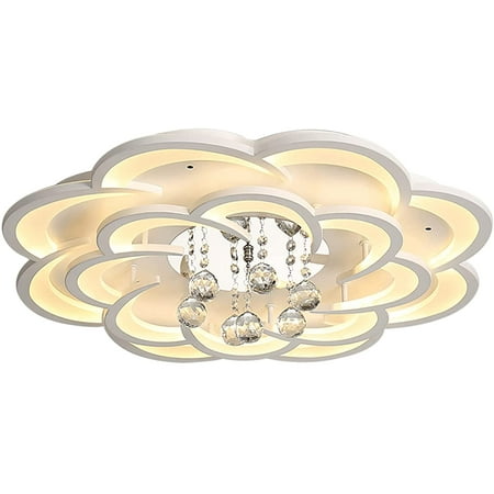 Miumaeov 26.8In Modern LED Ceiling Lamp Petal-Shaped Chandelier Installation Acrylic Crystal Embedded Ceiling Lamp for Living Room Bedroom Kitchen 110V
Miumaeov 26.8In Modern LED Ceiling Lamp Petal-Shaped Chandelier Installation Acrylic Crystal Embedded Ceiling Lamp for Living Room Bedroom Kitchen 110V