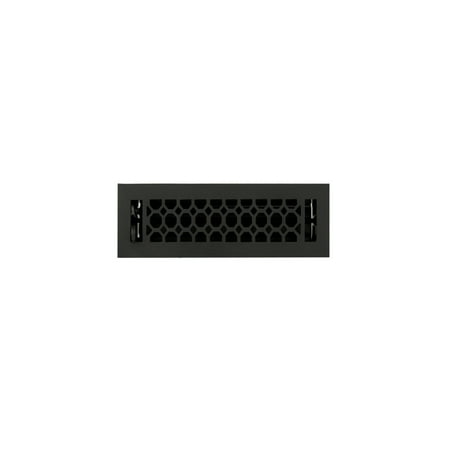 Signature Hardware 917438-2-10 Honeycomb Cast Iron Floor Register - Black 
Signature Hardware 917438-2-10 Honeycomb Cast Iron Floor Register - Black