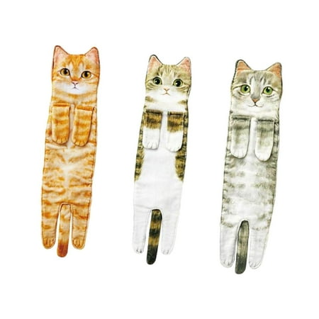 3 pieces Cartoon Cat Funny Hand Towels Absorbent Hanging Kitchen Dish Towel Style E
3 pieces Cartoon Cat Funny Hand Towels Absorbent Hanging Kitchen Dish Towel Style E