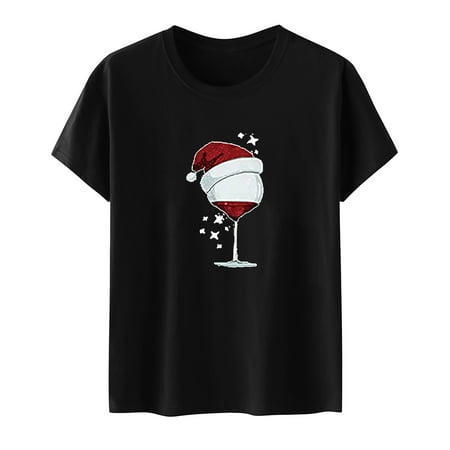 Womens Tops Oversized T Shirts for Women Women s Trendy Printed Loose Fit T-Shirt Short Sleeve Blouse Crew Neck Leisure Pullover Tops Blouses Backless Top White Crop Top Clearance Black S
Womens Tops Oversized T Shirts for Women Women s Trendy Printed Loose Fit T-Shirt Short Sleeve Blouse Crew Neck Leisure Pullover Tops Blouses Backless Top White Crop Top Clearance Black S