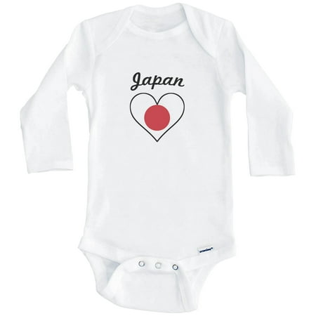 Japanese Flag Heart Japan One Piece Baby Bodysuit (Long Sleeve) 6-9 Months White
Japanese Flag Heart Japan One Piece Baby Bodysuit (Long Sleeve) 6-9 Months White