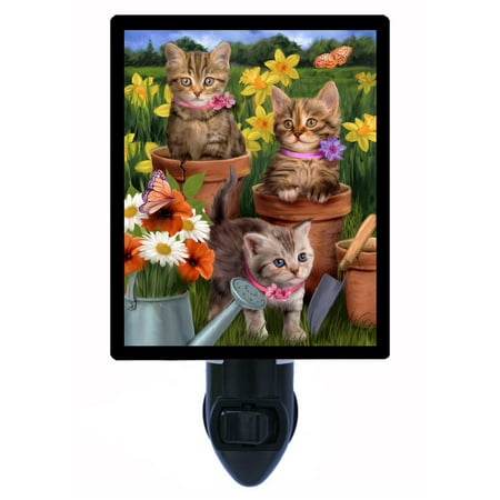 Cat Decorative Photo Night Light Plus One Extra Free Switchable Insert. 4 Watt Bulb. Image Title: Springtime Kittens. Light Comes with Extra Bulb.
Cat Decorative Photo Night Light Plus One Extra Free Switchable Insert. 4 Watt Bulb. Image Title: Springtime Kittens. Light Comes with Extra Bulb.