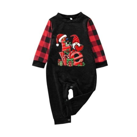 Sixuan Christmas Pajamas for Family Black Family Pjs Matching Sets Sleepwear Print Plaid Long Sleeve Tops And Pants Soft Casusal Holiday Top T Shirt Trousers (Baby)
Sixuan Christmas Pajamas for Family Black Family Pjs Matching Sets Sleepwear Print Plaid Long Sleeve Tops And Pants Soft Casusal Holiday Top T Shirt Trousers (Baby)