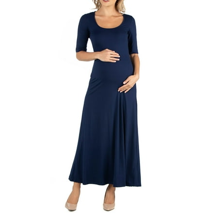 24seven Comfort Apparel Casual Maternity Maxi Dress With Sleeves M011680 Made in USA
24seven Comfort Apparel Casual Maternity Maxi Dress With Sleeves M011680 Made in USA