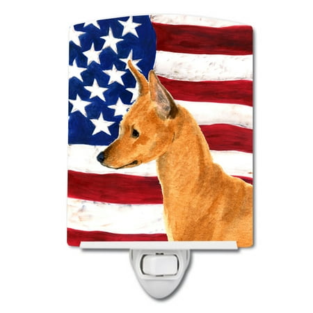 Caroline s Treasures SS4222CNL Flag with Min Pin Ceramic Night Light 6x4x3 multicolor
Caroline s Treasures SS4222CNL Flag with Min Pin Ceramic Night Light 6x4x3 multicolor