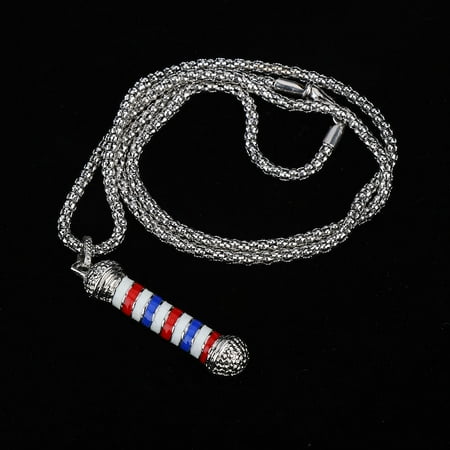 Barber Necklace Barber Shop Turn Light Lamp Pendant Necklace Special Unique Accessory Silver
Barber Necklace Barber Shop Turn Light Lamp Pendant Necklace Special Unique Accessory Silver
