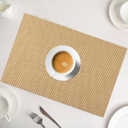 jiaroswwei 4Pcs/Set Table Placemats Reusable Non-slip Woven Stain Resistant Pot Holder Indoor Decoration for Kitchen
jiaroswwei 4Pcs/Set Table Placemats Reusable Non-slip Woven Stain Resistant Pot Holder Indoor Decoration for Kitchen