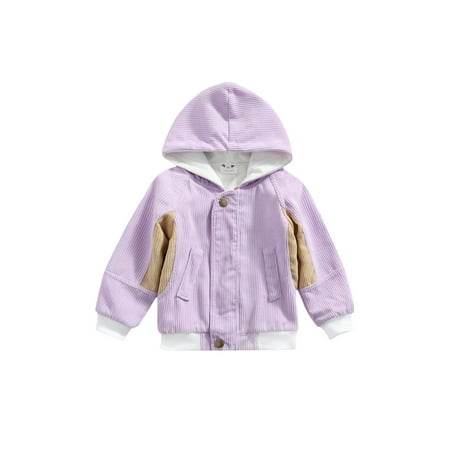 Binpure Unisex Toddler Fall Winter Long Sleeve Corduroy Zipper Button Hooded Jacket
Binpure Unisex Toddler Fall Winter Long Sleeve Corduroy Zipper Button Hooded Jacket