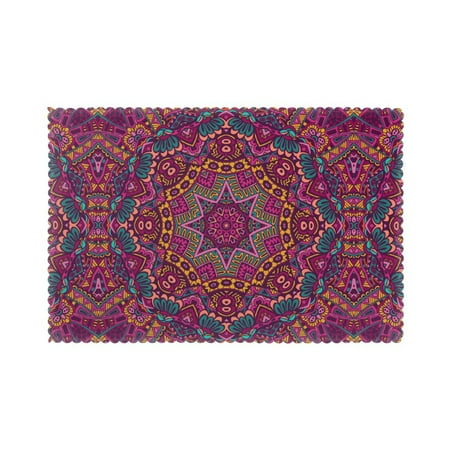 Home Mandala Pattern Placemats Set Of 6 Washable Wipeable Place Mats Place Mats For Festival Parties Family Dinner (12 X 18inch)
Home Mandala Pattern Placemats Set Of 6 Washable Wipeable Place Mats Place Mats For Festival Parties Family Dinner (12 X 18inch)