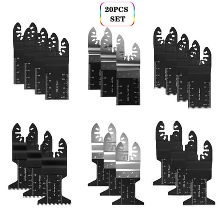 20pcs Multi-Function Bi-metal Precision Saw Blade Oscillating Multitool Saw Blade