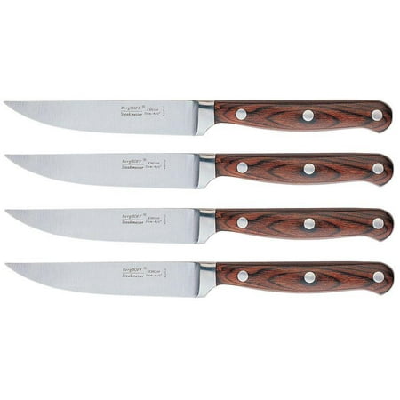 BergHOFF Pakka 4pc Stainless Steel Steak Knife Set
