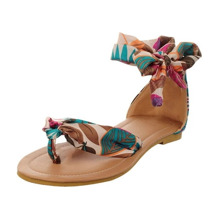 Penkiiy Women s Leisure Vacation Beach Silk Ankle Strap Color Matching Flip Flops Bohemian Sandals
Penkiiy Women s Leisure Vacation Beach Silk Ankle Strap Color Matching Flip Flops Bohemian Sandals