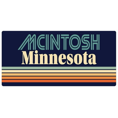 McIntosh Minnesota 5 x 2.5-Inch Fridge Magnet Retro Design