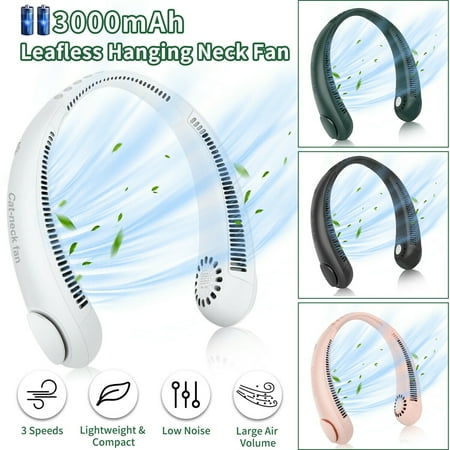 Portable Neck Fan Hands Free Bladeless Neck Fan Hanging Neck Fan Air Conditioner Usb Charging Small Fan Can be Used for Office or Sports Leafless Neck Fan
Portable Neck Fan Hands Free Bladeless Neck Fan Hanging Neck Fan Air Conditioner Usb Charging Small Fan Can be Used for Office or Sports Leafless Neck Fan
