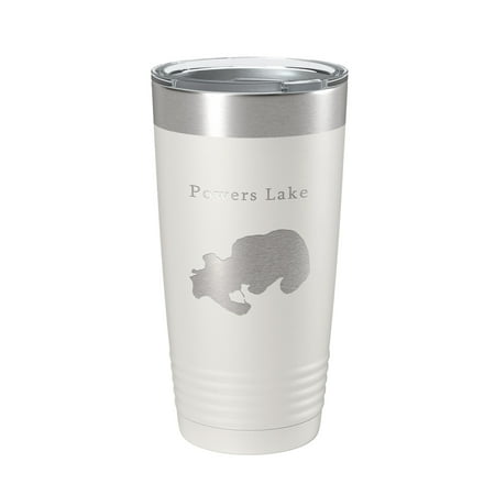 Powers Lake Map Tumbler Travel Mug Insulated Laser Engraved Coffee Cup Wisconsin 20 oz White
Powers Lake Map Tumbler Travel Mug Insulated Laser Engraved Coffee Cup Wisconsin 20 oz White
