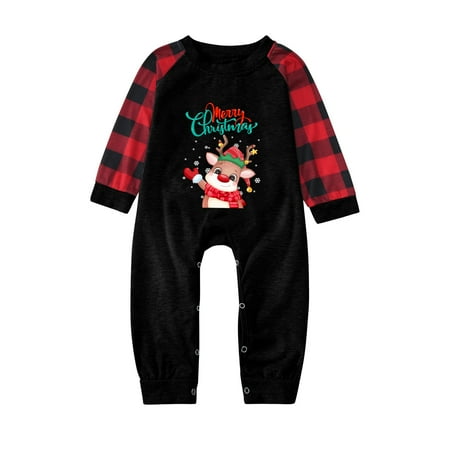 TAIAOJING Christmas Pjs Deer Plaid Print Long Sleeve T Shirt Top And Pants Xmas Sleepwear Holiday Family Matching Pajamas Outfit 18-24 Months
TAIAOJING Christmas Pjs Deer Plaid Print Long Sleeve T Shirt Top And Pants Xmas Sleepwear Holiday Family Matching Pajamas Outfit 18-24 Months