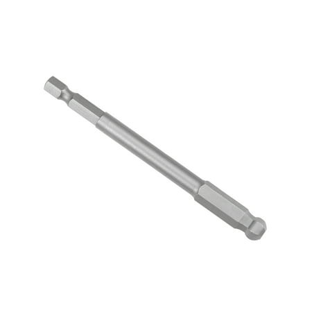 Ball End Hex Bits 1/4-inch Hex Shank 3.9 Inch Length Magnetic H8 Head Screwdriver S2 HRC58 Screw Driver Bit
Ball End Hex Bits 1/4-inch Hex Shank 3.9 Inch Length Magnetic H8 Head Screwdriver S2 HRC58 Screw Driver Bit