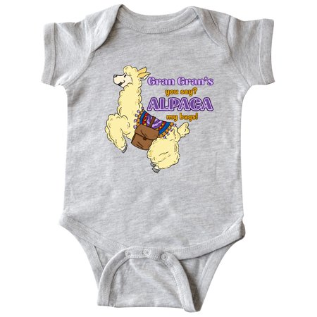 Inktastic Gran Gran s You Say ALPACA my Bags with Cute Jumping Alpaca Gift Baby Boy or Baby Girl Bodysuit
Inktastic Gran Gran s You Say ALPACA my Bags with Cute Jumping Alpaca Gift Baby Boy or Baby Girl Bodysuit