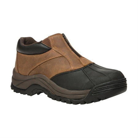 Propet Blizzard Ankle Zip Men s Cold Weather Boots - Brown/Black Size 08H