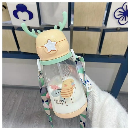 Water Bottle With Portable Stra Water Bottle Built In Sealing Ring Antler Shaped Cute Thermoses 600ml The New Orange
Water Bottle With Portable Stra Water Bottle Built In Sealing Ring Antler Shaped Cute Thermoses 600ml The New Orange